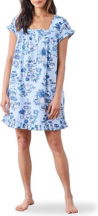 Printfresh Organic Cotton Nightgown in Notting Hill Blue at Nordstrom, Size X-Small