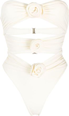 La Reveche Vesna stretch swimsuit - women - Elastane/Polyamide - S - Neutrals
