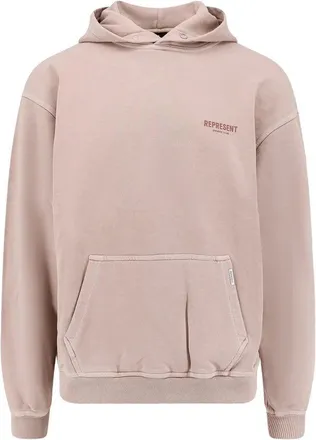 Represent Oversized Pink Hoodie With Owners Club Print