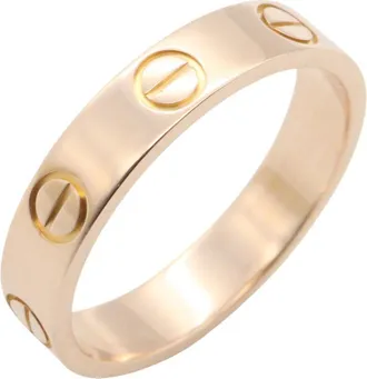 Cartier Gold Pink Gold (18K) Band Ring (Pre-Owned)