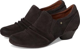 Cobb Hill Lucy High Womens Heels Dark Brown Suede : 6.5 B - Medium