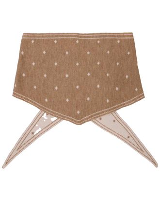 Saachi Saachi Polka Dot Triangle Scarf