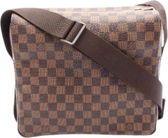 Louis Vuitton Pre-owned Cross Body Bags, female, Brown, Size: ONE SIZE Pre-owned Canvas Cross Body Bag