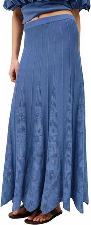 BA&SH Serta Skirt In Blue