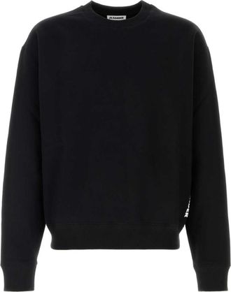 Jil Sander Black Crew Neck Sweatshirt