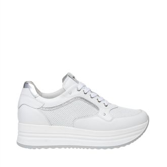 Nero Giardini Womens Skipper Sneakers In Bianco