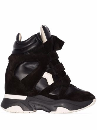 Isabel Marant Sneakers Balksee con zeppa - Nero
