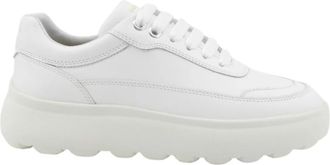 Geox Sneakers - Dames - Sneakers - Wit - 38 EU - Leer - Schoenen