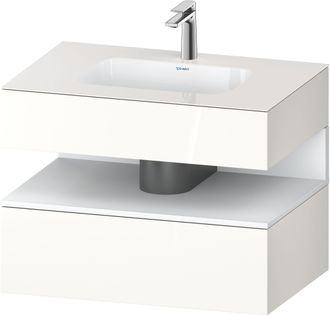 Duravit Duravit - Qatego Lavabo Encastr&eacute; Avec Meuble Sous-lavabo En