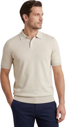 HUGO BOSS BOSS asac_p polo beige 2 knoops effen katoen
