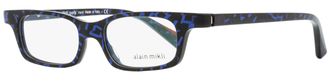 Alain Mikli A03096 Patterned Acetate Eyeglasses - Blue