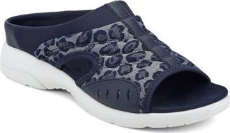 Easy Spirit Traciee Slide Sandal in Medium Blue at Nordstrom, Size 8.5