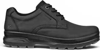 Ecco Ecco Mens Black Leather Waterproof Casual Shoes - Rugged Track 25