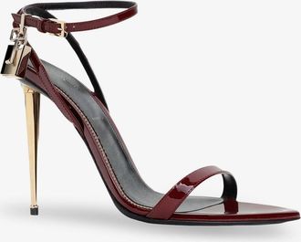 Tom Ford Womens Sandals Patent Leather Red