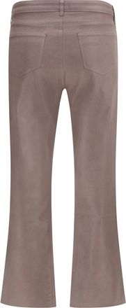 L'agence Womens Pants Kendra Driftwood Coated Cotton Jean