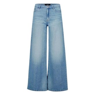 Zero &deg;C Wide Leg Jeans - Dames - Jeans - Blauw - Maat: XL Katoen