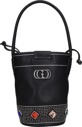 La Carrie Djobi Longnero - Dames - Schoudertassen - Zwart - ONE Size - Leer - Tassen