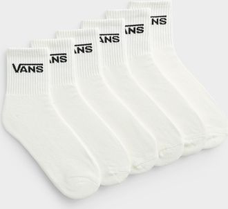 Vans Womens Padded ribbed ankle socks 6-pack