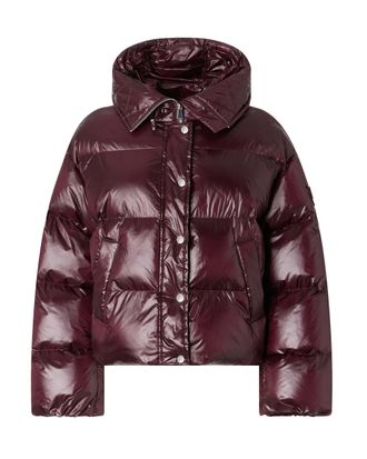 Pinko Semi-Glossy Technical Canvas Down Jacket