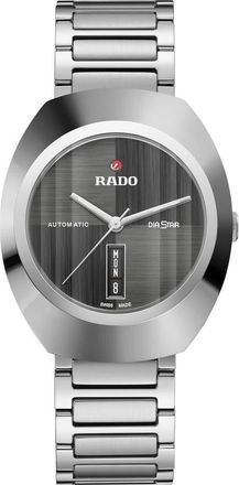 Rado DiaStar Original Automatic Bracelet Watch, 38mm in Grey/Silver at Nordstrom