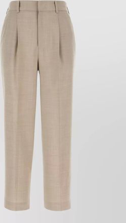 Pantaloni Torino stretch polyester blend tailored trousers