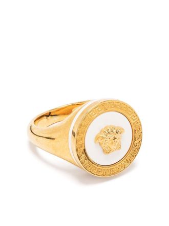 Versace Medusa ring met email - Goud