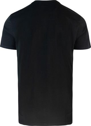 Lacoste Mens T-Shirt Pima Black Cotton T-Shirts And Polos