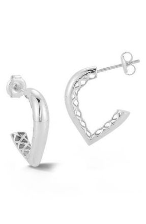 Glaze Jewelry Dagger Hoop Earrings in Silver at Nordstrom Rack