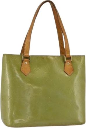 Louis Vuitton Pre-owned Tote Bags, female, Green, Size: ONE SIZE Pre-owned Vintage Patent Leather Tote Bag