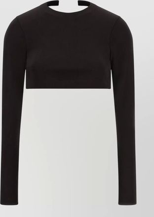 Tom Ford long sleeve crop top open back