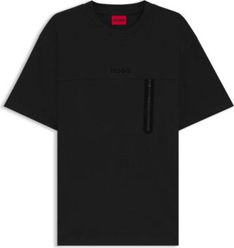 HUGO BOSS T-shirt with decorative reflective details
