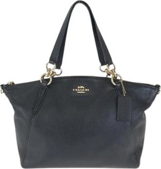 Coach Pre-owned Kleine Kelsey Leren Handtas - Dames - Vintage Handtas - Zwart - ONE Size - Leer - Vintage