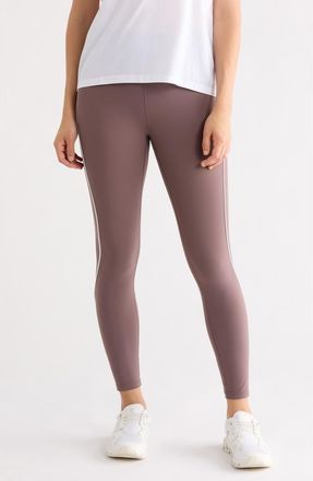 Zella Perform Piped Contour Leggings in Grey Plum at Nordstrom Rack, Size X-Small