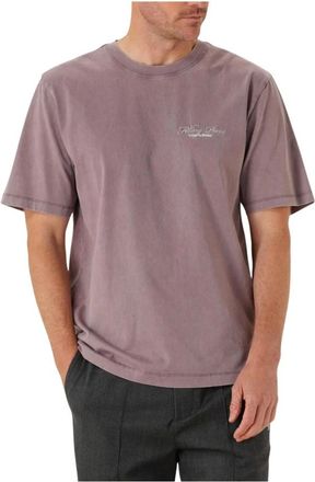 Filling Pieces Tops, Heren, Paars, XL, Leurink Exclusives T-shirt Vinyl