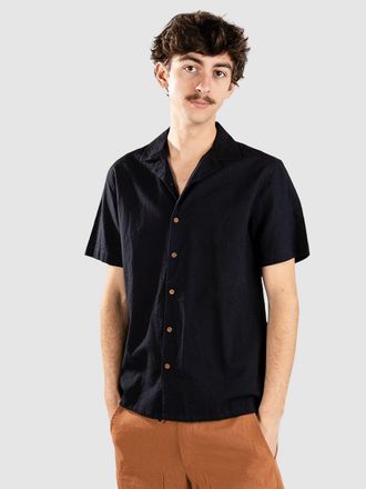 Anerkjendt Akleo Cot/Linen Shirt zwart