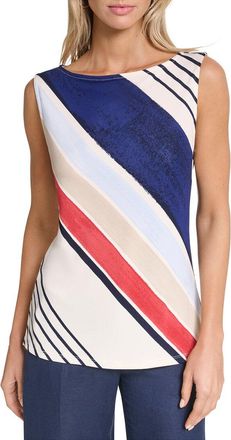 Halston Heritage Stripped Tank Top