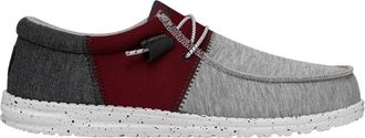 Hey Dude Mens Wally Tri Slip On Shoes In Crimson