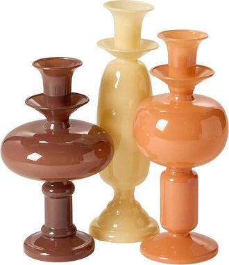 Tozai Home Home Set Of 3 Earthtones Vases