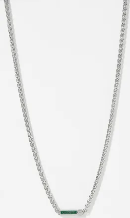 Lacoste Mens Stainless-sT-Shirtl palm tree link chain