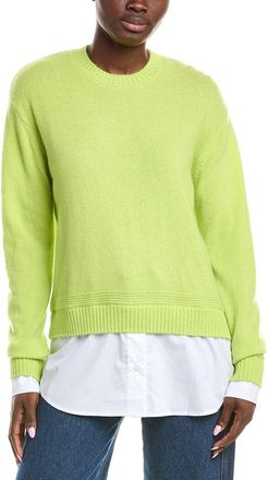 Brodie Shirting Cashmere Sweater