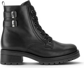 Gabor Sportieve veterlaars - Dames - Veterlaarzen - Zwart - 37 EU - Leer - Schoenen