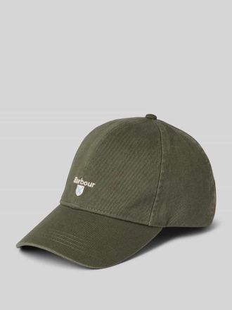 Barbour Basecap aus reiner Baumwolle Modell CASCADE in Gruen, Gr&ouml;&szlig;e 1
