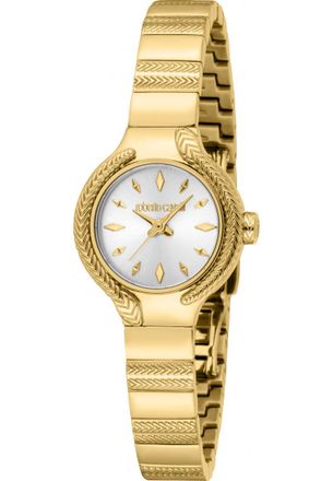 Roberto Cavalli Womens RC5L155M0055 Ladies Logomania Watch - Gold - One Size