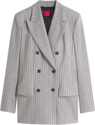 HUGO BOSS Dames, Jassen, Grijs, Maat: XL