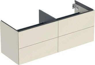 Keramag Geberit One Mueble Bajo Lavabo Para Encimera, 4 Cajones
