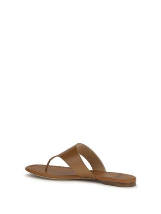 Francesco Russo Womens Sandals Calf Leather Beige