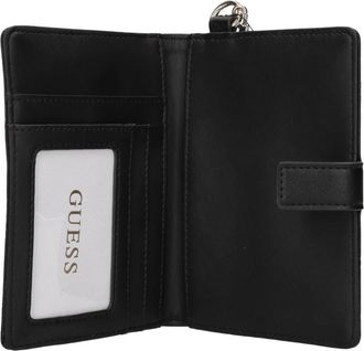 Guess Paspoorthoesje en Naamkaartje Cadeauset - Dames - Portefeuilles - Zwart - ONE Size - Leer - Accessoires