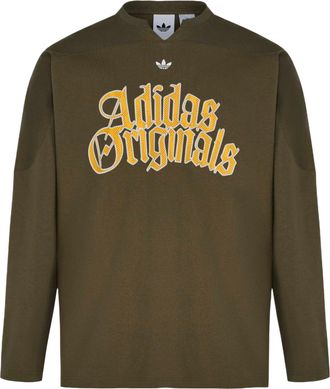 adidas OG M Tee LS T-Shirt Asia Sizing Olive Strata KT3038