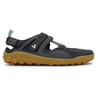 Vivobarefoot Tracker Sandal Textile Synthetic Mens Comfort Sandals - Charcoal Gum - Size:UK 11.5