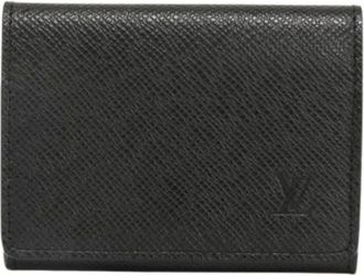Louis Vuitton Pre-owned Wallets, male, Black, Size: ONE SIZE Pre-owned Card Case